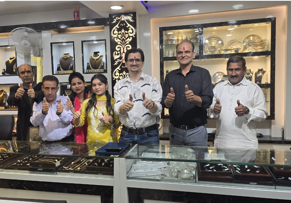 Inside K-Shine Jewellers Janipur Jewellery Showroom Inside