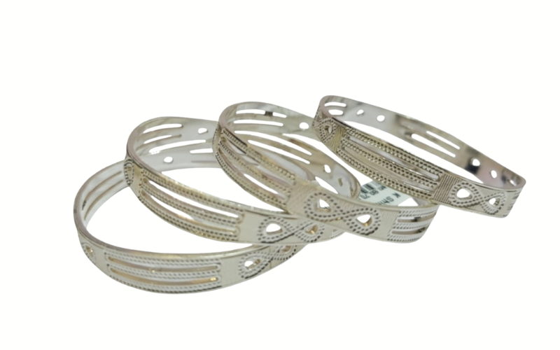 SILVER BANGLES